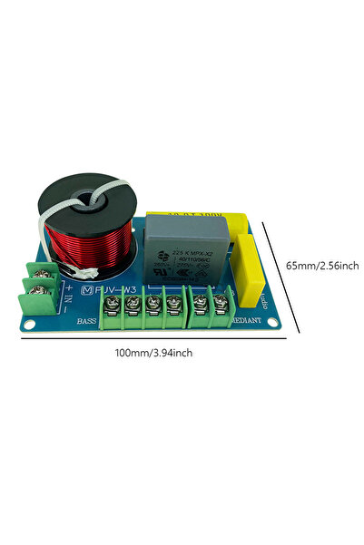 Choice وحدة فلتر كروس أوفر ثلاثية الاتجاهات عالية الدقة، مناسبة لأجهزة الصوت ...