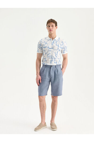 LC Waikiki LCW Vision Standart Kalıp %100 Keten Erkek Şort