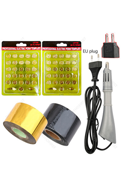 Choice قلم ختم رقائق معدنية ساخن من جولدن بلاك 09AZ، طقم أدوات كهربائي لتطبيق...