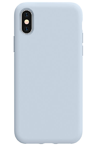 Marselit iPhone XSMAX Uyumlu Premium Lansman Liquid Silikon Kılıf İçi Kadife-...