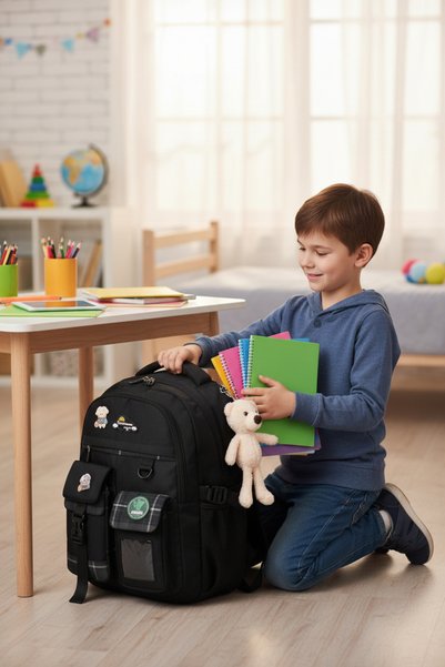 Kidessa Relaxion 2174-1450 İthal Kore Tarzı Unisex Çocuk İlkokul Sırt Çantası
