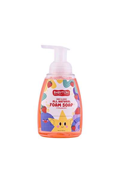 BABYTON صابون رغوة الفراولة الطبيعية 350 مل