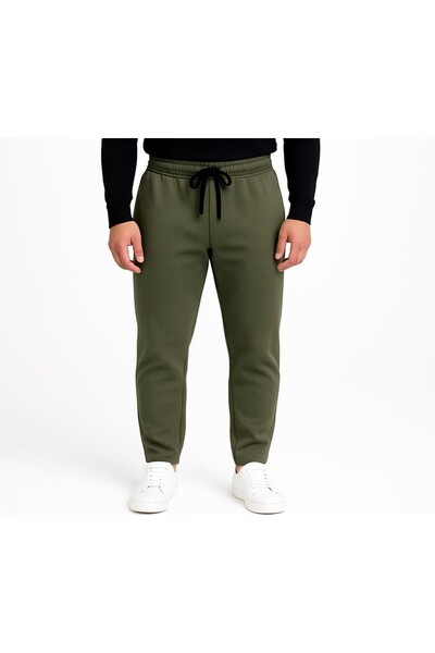 AXXEL Ανδρικό Φούτερ Χακί 3 Νήματα Σειρά επένδυση fleece - P2019