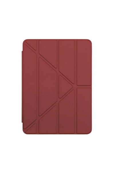 Fuchsia iPad Air 11 inç 6. Nesil Uyumlu Kalem Bölmeli Akıllı Trifolding Table...