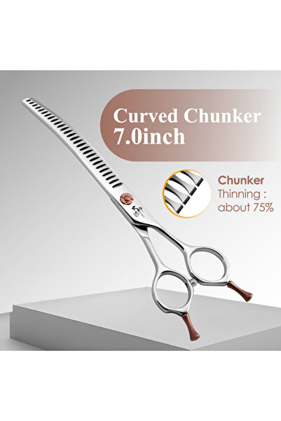 Choice مشط فينيس زد بي الاحترافي المنحني 7.0 بوصة 6.5/7.0 بوصة JP440C للعناية...