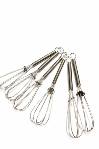 Kitchen Design Lab Yıldız Desenli Metal Çırpıcı, Ufak Boy, 12 Cm Boyunda, 6 Adet