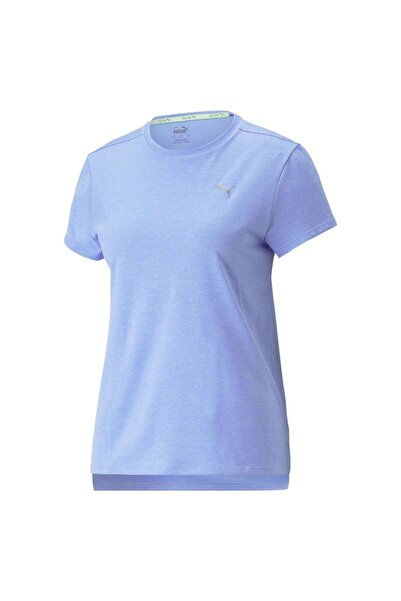 Puma 523168 Run Favorite Heather Ss Tee W Electro Purple Heather Adult Sports...