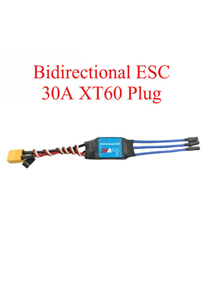 Choice 30A-XT60 Plug Bidirectional 30A/40A/50A Bidirectional Brushless ESC fo...
