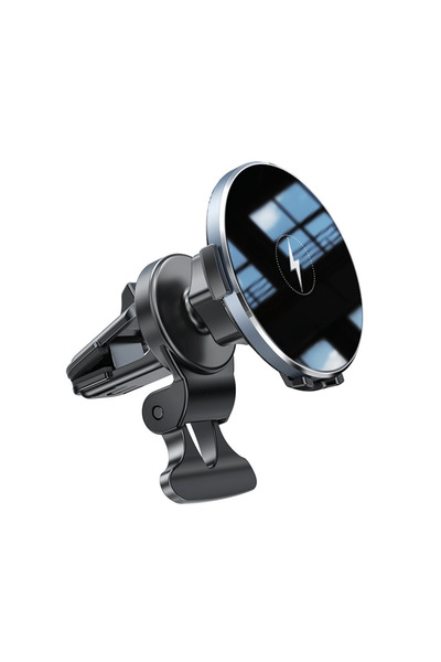 Fuchsia C1331 Izgara Klipsli 15W Kablosuz Şarjlı Magsafe Araç Tutucu