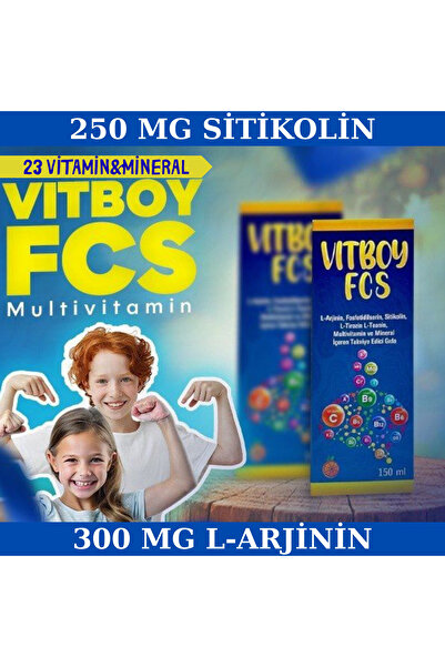 Vitboy Fcs Sitikolin Ve Arjinin Içeren Takviye Edici Gıda