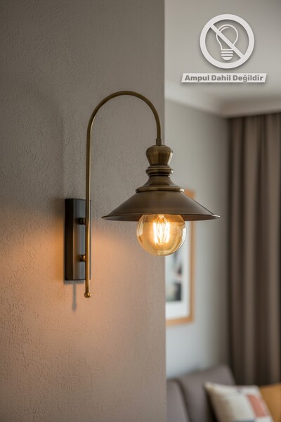 Bamyum Nantes Modern Antique Wall Lamp - For Hotel, Cafe, Restaurant, Bedroom...