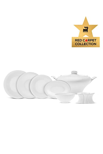 Karaca Red Carpet Collection Fine Pearl Extra Argento 62 Parça 12 Kişilik Yem...