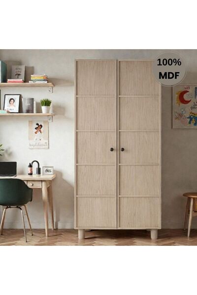 comiet Piano ayaklı tasarım 2 kapak MDF Gardırop