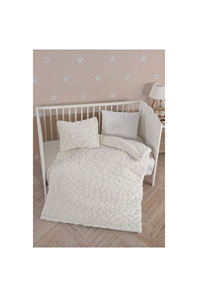 Kanz Unisex Welsoft Bedding Set Cream