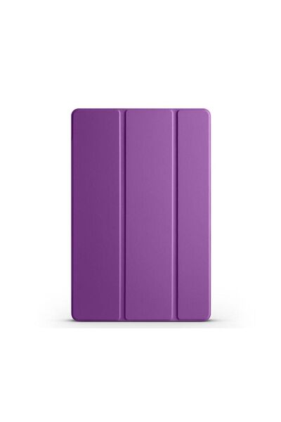 Fuchsia Galaxy Tab S9 FE 10.9 inç Uyumlu Fuchsia İntelligent Standlı 1-1 Kılıf