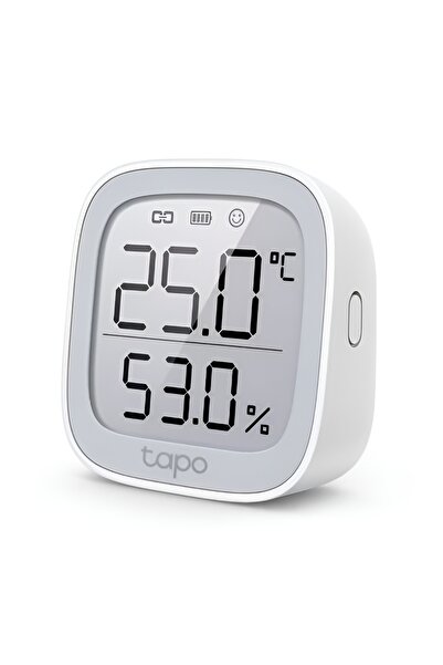 TP-LINK Termometru si higrometru inteligent Tapo T315, Necesita Hub Tapo, Afi...