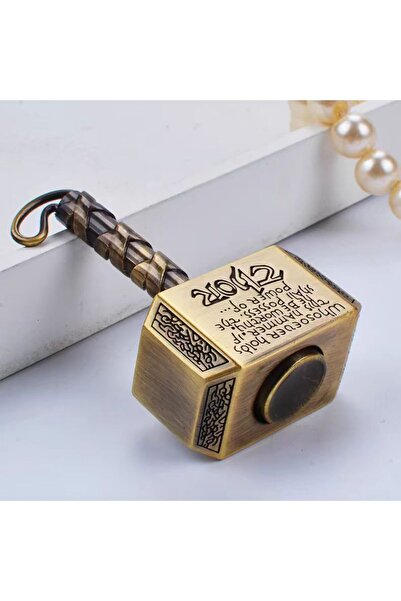 Choice لعبة سبينر معدنية على شكل مطرقة برونزية، لعبة مكتبية لتخفيف التوتر وال...