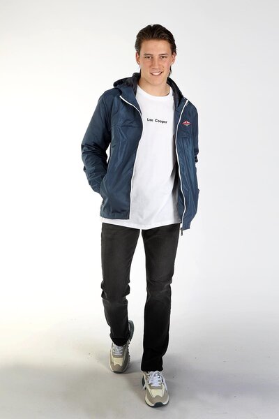 Lee Cooper Чоловічий тканий піджак Thomas, темно-синій