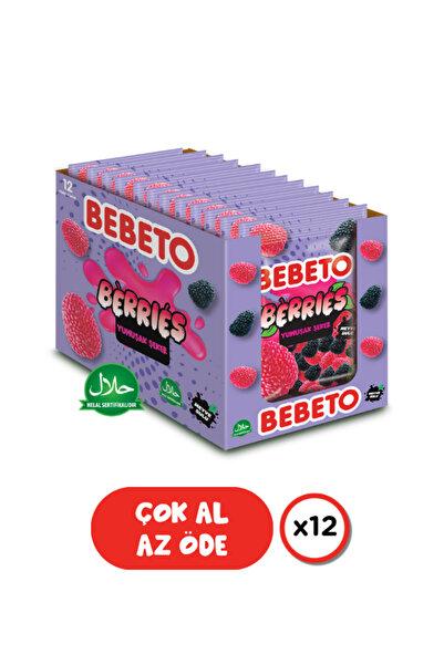 BEBETO Berries 70 Gr. Jelly | 12'li Paket