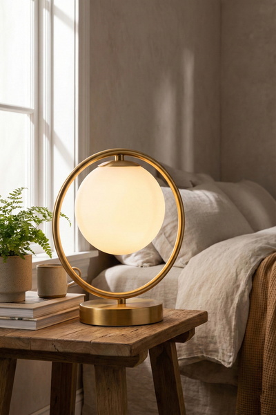 AbajurAksesuar Bombay Bronz Masa Lambası