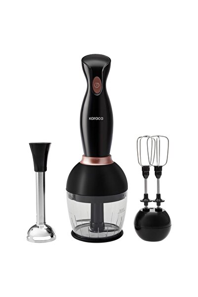 Karaca Pro-Midi 3'lü Blender Seti Black Rose 1000W