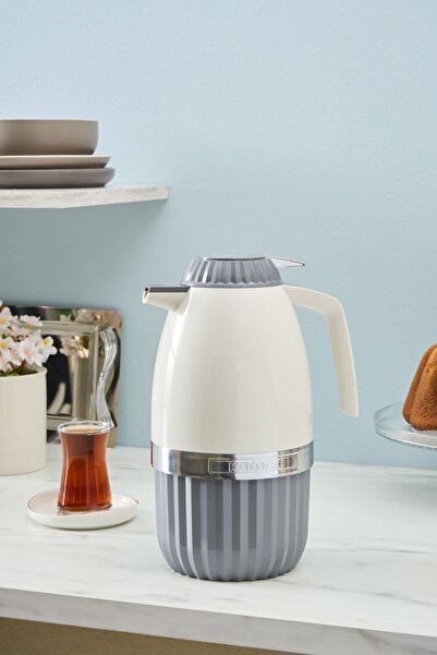 Karaca 2L Gray Gant Glass Leakproof Thermos