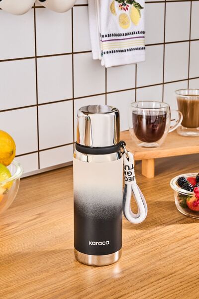 Karaca İnoxis Çelik Sızdırmaz Termos 550 Ml Siyah