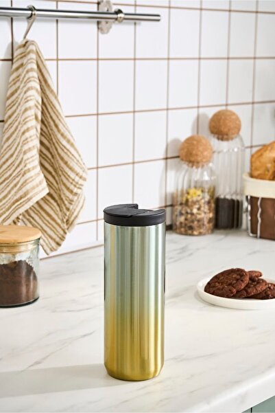 Karaca Green Anton Steel Leakproof Thermos 480 ml