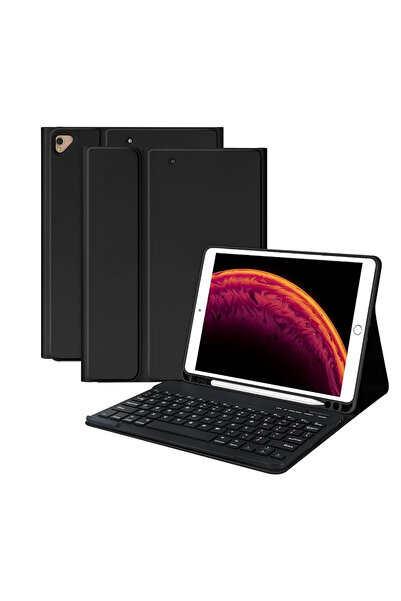 Fuchsia Qpen iPad Pro 2022 12.9 inç Uyumlu Klavyeli Tablet Kılıf