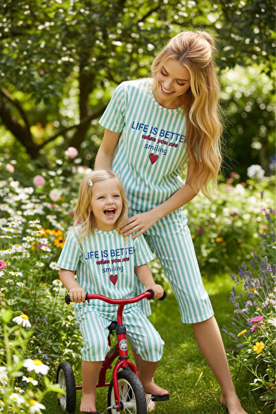 Siyah İnci πολύχρωμο Πλεκτό Σετ Κάπρι