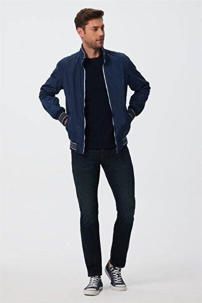 Lee Cooper Willard Men's Woven Coat Navy Blue