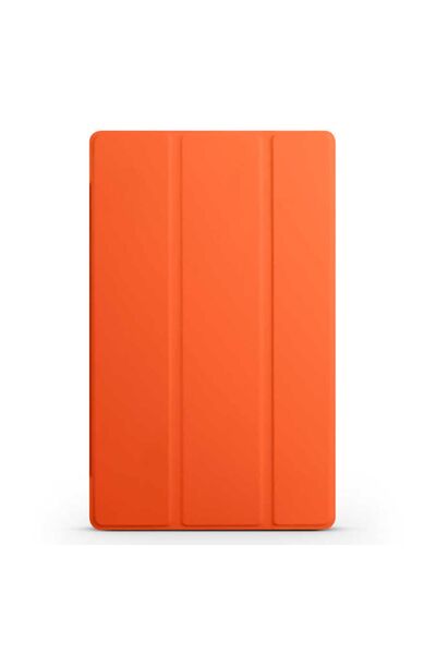 Fuchsia Lenovo M10 TB-X306F Smart Cover Standlı 1-1 Flip Tablet Kılıfı