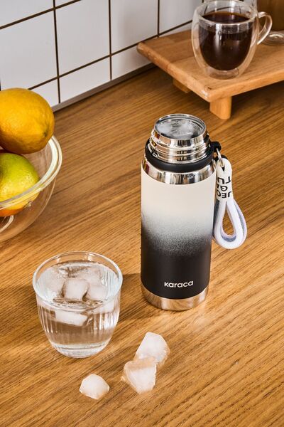 Karaca İnoxis Çelik Sızdırmaz Termos 550 Ml Siyah