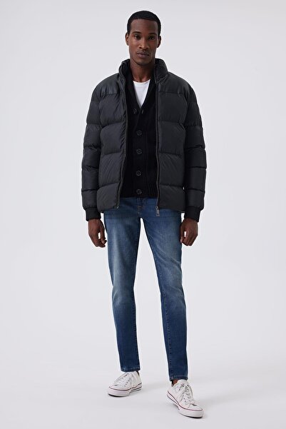 Lee Cooper Alec men's puffer jacket black