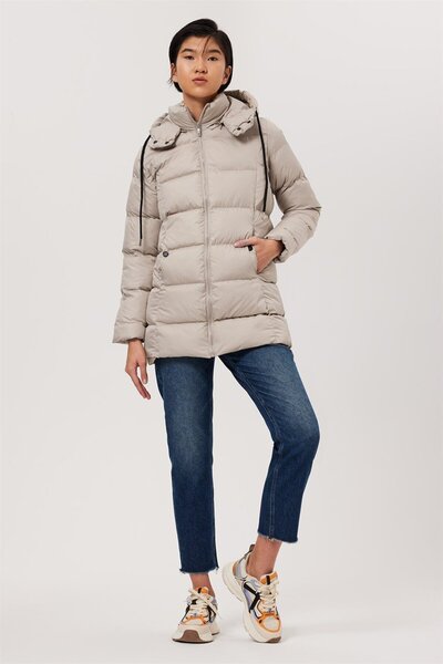 Lee Cooper Alisa women's stone coat