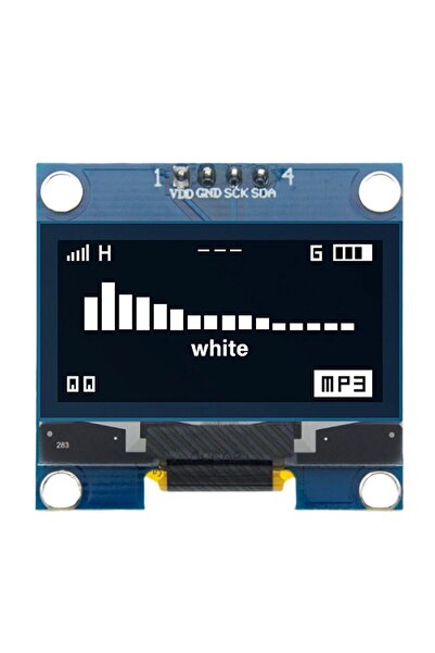Choice وحدة عرض OLED بيضاء من TSTARDEV بتقنية I2C مقاس 1.3 بوصة، شريحة محرك S...