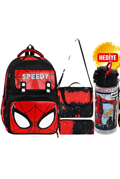 MASTER PACK حقيبة مدرسية من كاراكتر مع حجرة للكمبيوتر اللوحي، وحقيبة غداء، وم...