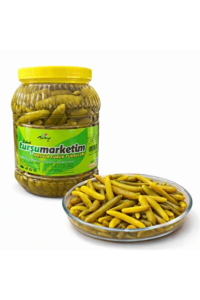 Tursumarketim Doğal Çubuk Salatalık Turşusu No (0) | Ev Yapımı Turşu 5Kg