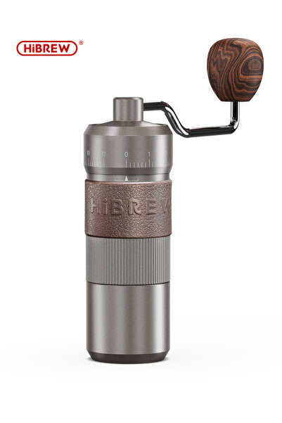 Choice مطحنة قهوة يدوية G4B-Paper Box HiBREW بشفرات مخروطية من الألومنيوم، سع...