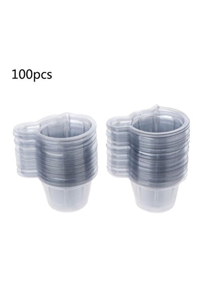 Choice ١٠٠ قطعة (٥٠/١٠٠ قطعة) أكواب بلاستيكية للاستخدام مرة واحدة سعة ٤٠ مل م...