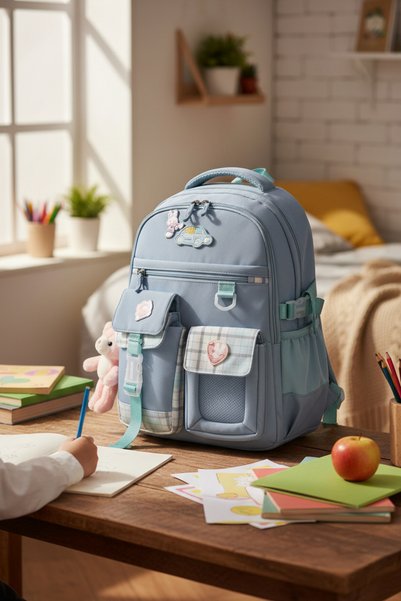 Kidessa Relaxion 2174-1450 İthal Kore Tarzı Unisex Çocuk İlkokul Sırt Çantası