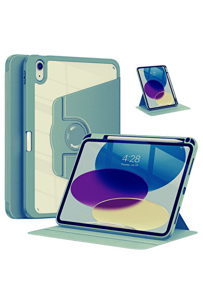 Fuchsia iPad Air 10.9 5.Nesil Uyumlu 360° Dönebilen Pino Tablet Kılıfı