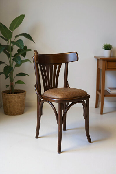 KleinHaus Furniture Tonet Ahşap Sandalye, Masif Gürgen Ahşap, Değiştirebilir ...