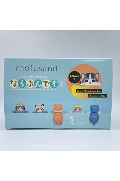 Choice علبة كاملة تحتوي على 5 قطع من مجسمات قطط صغيرة مزخرفة في وضعية الاستلق...