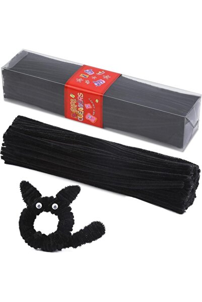 Choice مجموعة منظفات أنابيب سوداء مكونة من 200 قطعة، مع 10 أزواج من العيون ال...