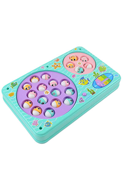 Denn Store Joc Electric de Pescuit – Joc Interactiv cu Undițe și Peștișori Ro...