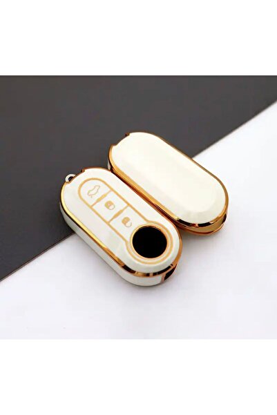 emii auto spare parts PEUGEOT FiAT CiTROEN LANCiA - Kilifi cheie crem/auriu n...