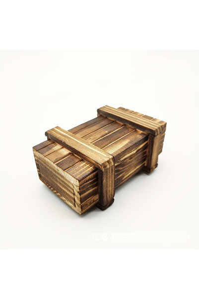 Choice صندوق سحري صغير واحد/قطعتان، صندوق ألغاز خشبي عتيق سري - لعبة ألغاز ثل...