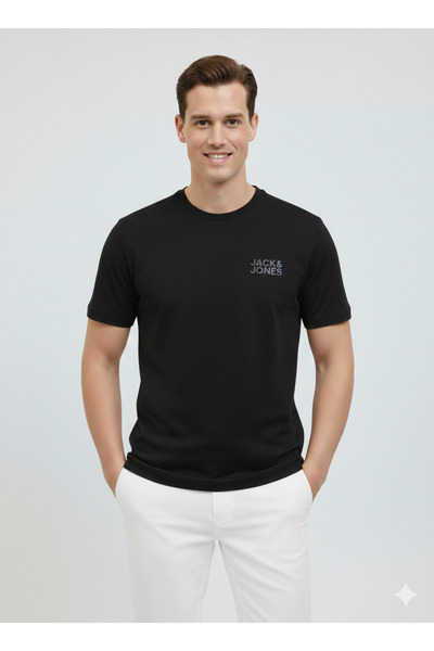 Jack & Jones Ανδρικό εισαγόμενο μπλουζάκι από βαμβακερό λογότυπο Jack Jones -...