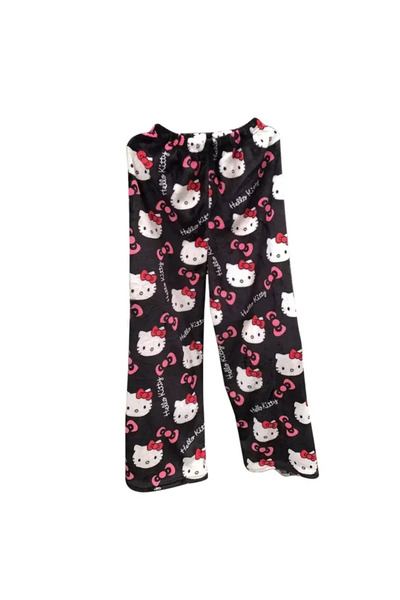 Choice4 بنطال بيجاما سميك من بانداي XL هيهونغ سي، بتصميم هيلو كيتي، مصنوع من ...